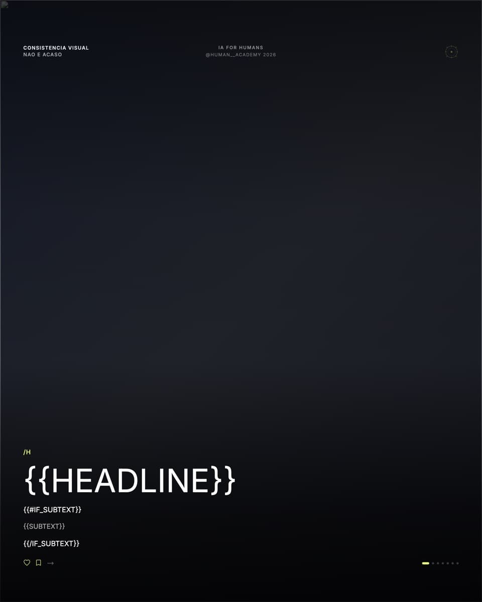 Human Academy / Cinema Studio IA / Consistência Visual