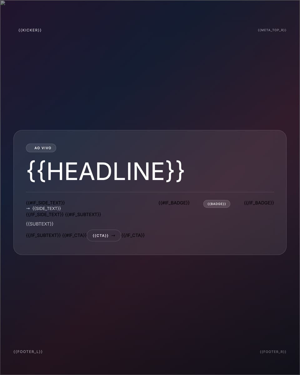 Glass Editorial Motion Poster