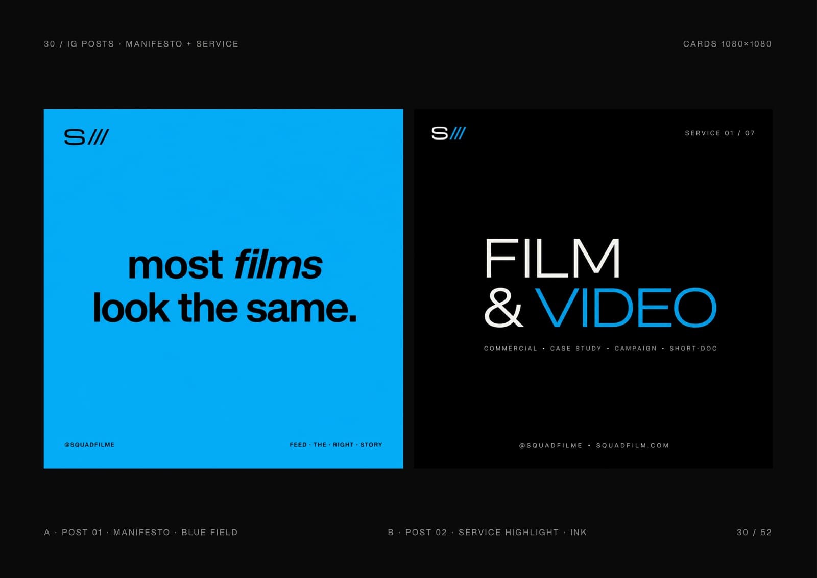 IG Posts · Manifesto